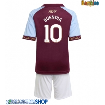 Maglie da calcio Aston Villa Emiliano Buendia #10 Prima Maglia Bambino 2025-26 Manica Corta + Pantaloni corti)